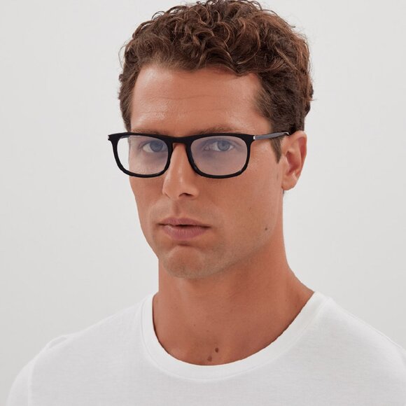 Saint Laurent SL670 003 Eyeglasses Transparent Beige 54mm Square Frame - Picture 3 of 12